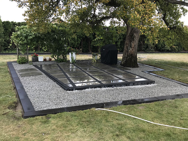 Płyta Libet Maxima popielata + Piccola nero